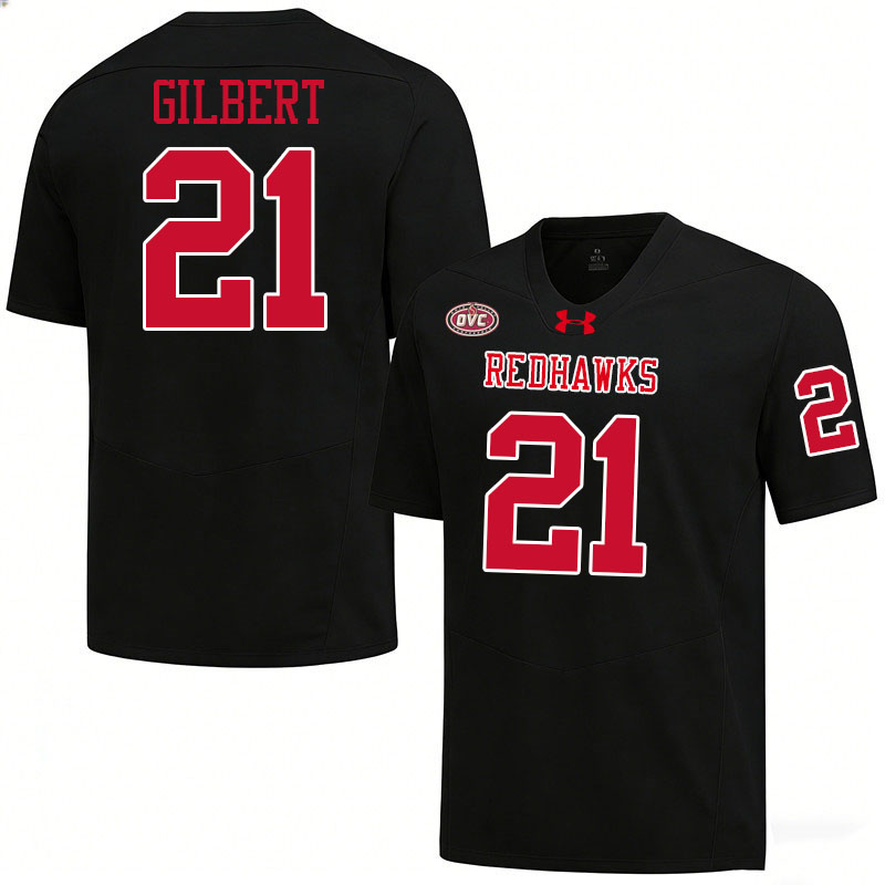 Southeast Missouri State Redhawks #21 Kalvin Gilbert College Football Jerseys,Uniforms-Black
